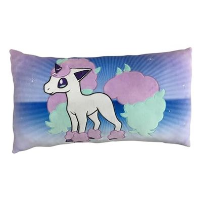 LYO Hômadict Pokemon Ponyta Cushion Super Soft Material Plush Comfortable and Comfortable to Squeeze Gift for Fans and Enthusiasts Toy Decoration Dimensions: 60 x 40 cm