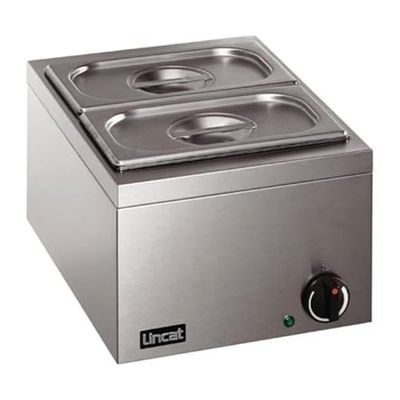Lincat KX097 Bain Marie 2 Pot, Wet/Dry Heat, Stainless Steel