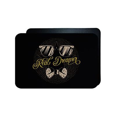 Bonamaison, Alfombrilla de ratón Rectangular con impresión Digital para Juegos, Base Antideslizante, para Oficina y hogar, Juego Individual, tamaño S, 45 x 30 cm