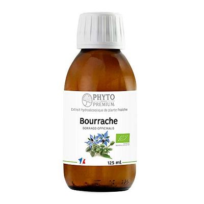 EXTRAIT HYDROALCOOLIQUE de BOURRACHE OFFICINALE - Borrago officinalis (BIO)