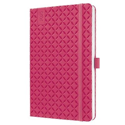 SIGEL J5105 Wochenkalender Jolie 2025 , ca. A5, pink