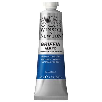 Winsor & Newton Griffin Alkyd - Colore a olio, 37 ml, Blu oltremare francese