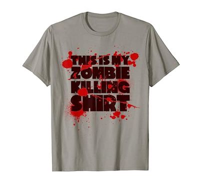 Zombie Matar Halloween Zombies Bloody Gory Scary Regalo Camiseta