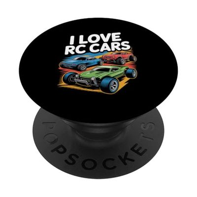 Amo a los coches RC entusiasta pasatiempo apasionado PopSockets PopGrip Adhesivo