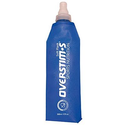 OVERSTIM.s Soft Flask 500 ml - Fiaschetta morbida e leggera per trasportare le vostre bevande, ricaricabile e riutilizzabile