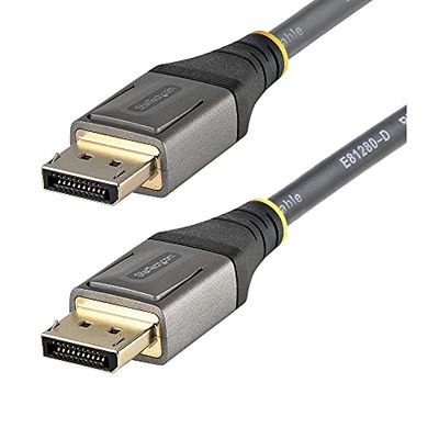 StarTech.com Cable DisplayPort 1.4 con certificación VESA de 4 m - 8K 60 Hz HDR10 - Video 4K 120 Hz Ultra HD - Cable de monitor/pantalla DP 1.4 - Cable DisplayPort a DisplayPort - M/M (DP14VMM4M)