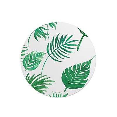 Questo Casa, Ronde digitaal bedrukte muismat, antislip onderkant, voor kantoor en thuis, diameter: 22 cm