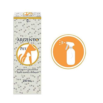 SEB - ARGENTO PET SPRAY - PER ANIMALI. Argento colloidale ionico 40ppm con trigger spray per un'applicazione facile e pratica
