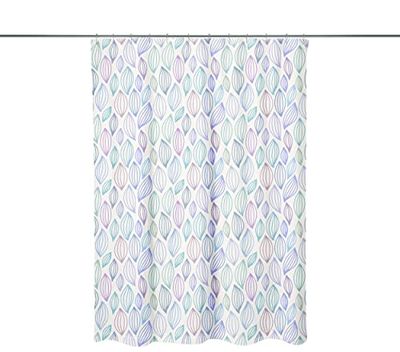 Bonamaison, Rideau de Douche Imprimé Numériquement, Anneaux de Rideau de Douche Inclus, 1 Pièce, 140X200 Cm - Conçu et fabriqué en Turquie
