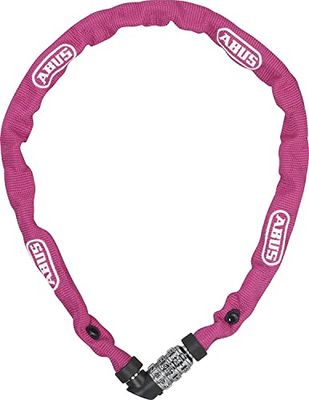 ABUS kettingslot 1200 Web - cijferslot van speciaal staal - ABUS veiligheidsniveau 2 - 110 cm - willekeurige kleur