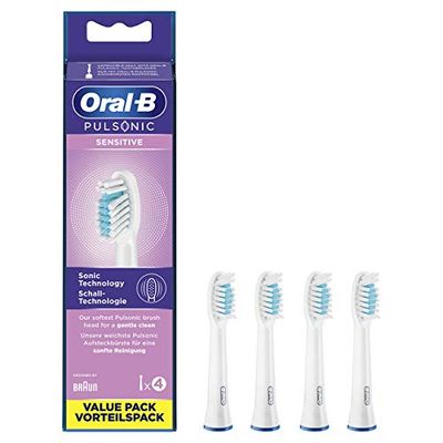 Oral-B Pulsonic - Juego de 4 cepillos de dientes sónicos (4 unidades)