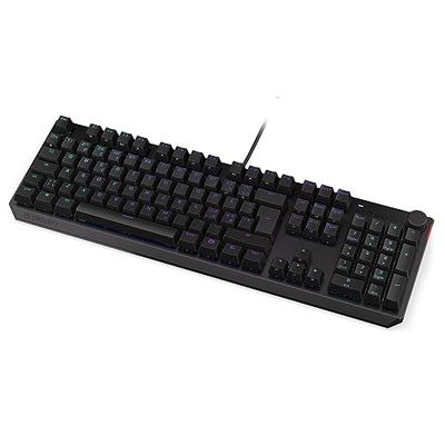 ENDORFY Thock NO Brown, Kailh Brown Tactile Switches, Full Size Mechanisch Keyboard, Nordic Layout, PBT-keycaps, Volume Control-knop, EY5B009, zwart