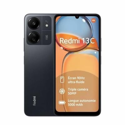 Xiaomi Redmi 13C 17,1 cm (6.74") Double SIM 4G USB Type-C 8 Go 256 Go 5000 mAh Noir