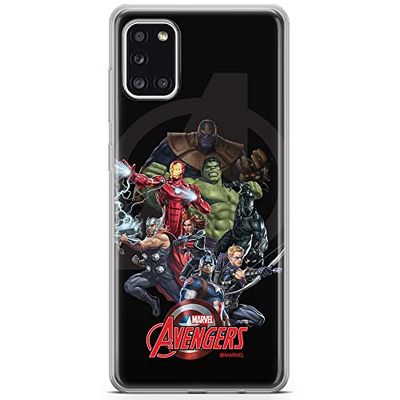 ERT GROUP mobiltelefonfodral för Samsung A31 originalt och officiellt licensierat Marvel mönster Avengers 028 optimalt anpassad till formen på mobiltelefonen, fodral tillverkad av TPU-plast