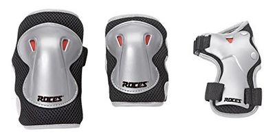 Roces Barnskyddsutrustning JR Super 3-pack, svart, One Size
