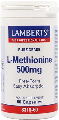 Lamberts L Metionina 500mg - 60 Cápsulas, 60 unidad, 1