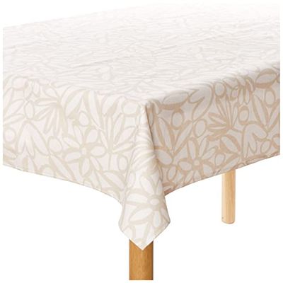 BELUM | Tablecloth 100x140 cm Stain Resistant 100% Cotton resinated Model 0120-240, Tablecloth NO Rubber, Tablecloth Touch Cotton, Waterproof Tablecloth, Stain Resistant Tablecloth Liquid Repellent