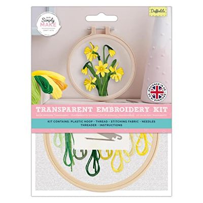 Simply Make Kit de costura de narcisos para adultos, es el regalo perfecto para cualquier entusiasta de la creatividad o aficionado, ideal para principiantes y principiantes