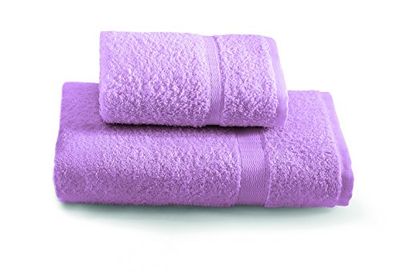 Gabel Set Asciugamani, Cotone, Ciclamino, 109 x 60 cm