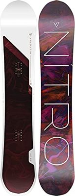 Nitro Victoria BRD ´22 Snowboard Femme, Multicolore, 12 Ans