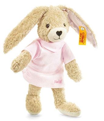 Steiff 237577 - Lebre de peluche cor-de-rosa (20 cm) [Importado da Alemanha]