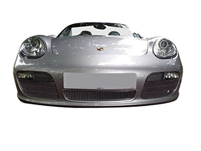 Zunsport Compatible With Porsche Boxster 987.1 Manual - Front Grille Set - Silver finish (2005-2008)