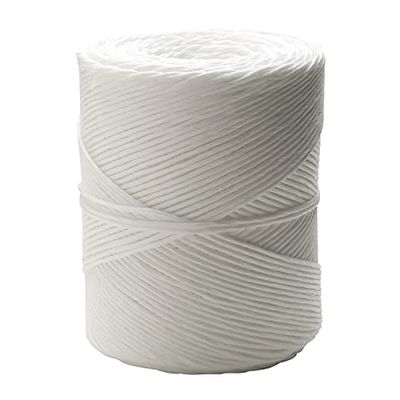 Wolfpack 16011000 Bobine de corde raphia 750 g Blanc