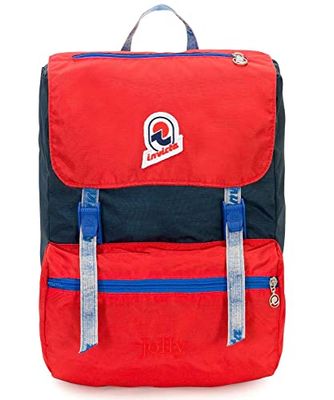 Invicta Jolly III Vintage Laptop Backpack (Moodindigo/Fiestared)