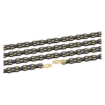 XLC Cc-c08, Catena Unisex-Adulti, Nero/Oro, Misura Standard