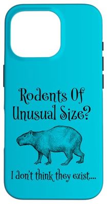 ROUS Unusual Size Rodent Capybara Custodia per iPhone 16 Pro