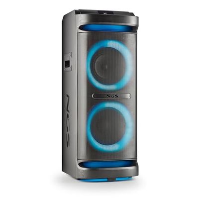 NGS Wild Space 2 Altavoz DJ Portátil Inalámbrico Bluetooth/USB/AUX in 400W RMS Negro