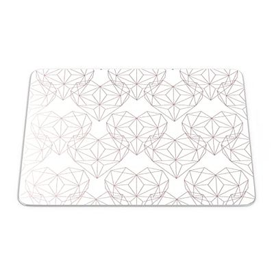 Bonamaison, Tapis de Souris Rectangle Imprimé Numériquement, Fond Antidérapant, pour Bureau et Maison, Taille: 22x18cm