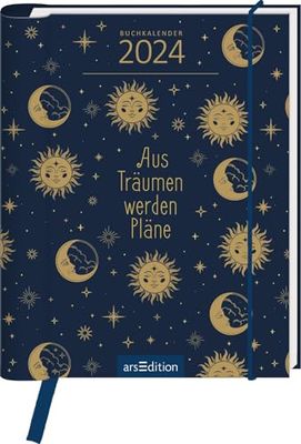 Taschenkalender Aus Träumen werden Pläne 2024: Handlicher Taschenkalender mit Wochenkalendarium für alle Träumejäger:innen