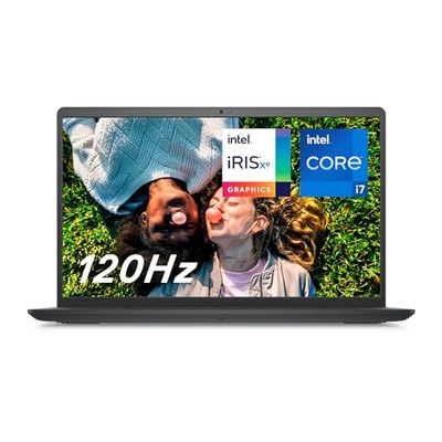 Dell Inspiron 15 3520 Ordinateur Portable 15.6" FHD, Processeur Intel Core i7-1255U, Graphique Intel Iris XE, RAM 16Go, SSD 1To, Windows 11 Home, Clavier AZERTY Français, Noir