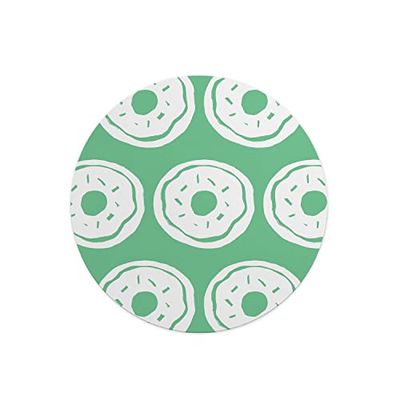 Questo Casa, Round Digital Printed Mouse Pad, Non-Slip Base, for Office and Home, Diameter:22cm