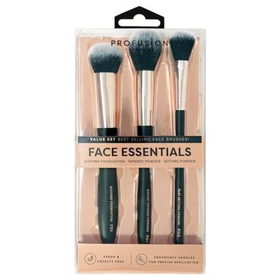 Artistry Face Essentials - Juego de 3 brochas faciales