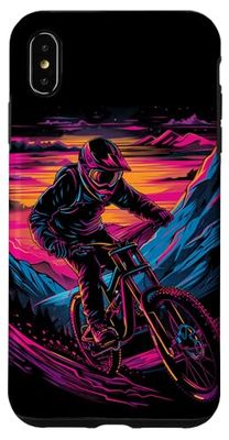 Custodia per iPhone XS Max Mountain Bike Dowhill MTB Enduro Bike Mountain Biker