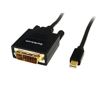 StarTech.com Cable 1,8m Mini DisplayPort a DVI - Cable Adaptador Mini DP a DVI - Vídeo 1080p - mDP Pasivo a DVI-D Monoenlace, mDP o Thunderbolt 1/2 Mac/PC a Monitor DVI (MDP2DVIMM6)