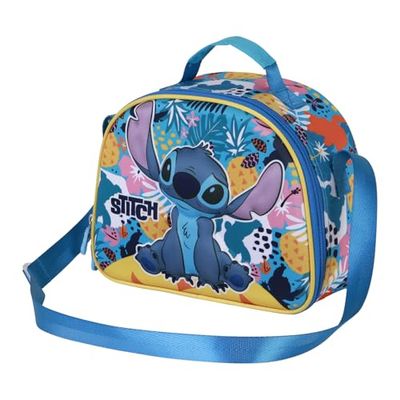 Disney Unisex Kid's 3D Lunch Bag, Turquoise Lilo and Stitch, One Size