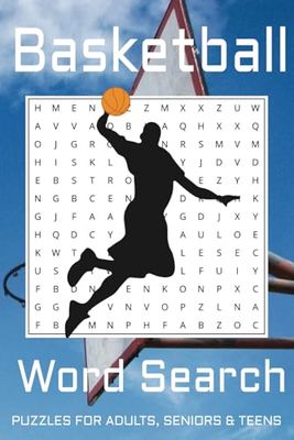 Basketball Word Search Puzzle Book: Easy to Read Print about Basketball player, Basketball team, Basketball fan and More | 6x9 inches, 110 pages | 50+ ... Gift for Vacations, Holidays and Free Times