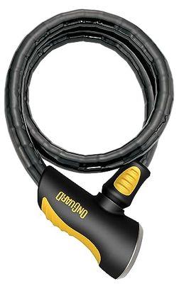 SISTEMA Onguard - Rottweiler Antivol Noir (Noir/Jaune) 100 cm x 20 mm