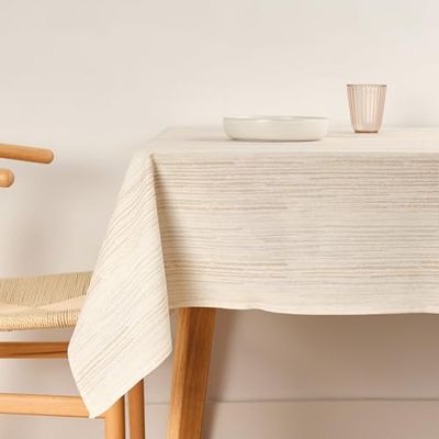 BELUM | Tablecloth 250x140 cm Resinated Stain Resistant Model 0120-203, Tablecloth NO Rubber, Tablecloth Without Rigidity, Tablecloth Touch Cotton
