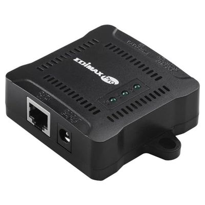 Edimax GP-101ST - Répartiteur PoE+ Gigabit IEEE 802.3at avec Sortie réglable 5 V CC, 9 V CC, 12 V CC