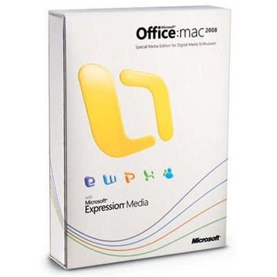 Microsoft Office 2008 for Mac Special Media Edition, Upgrade, DVD, EN