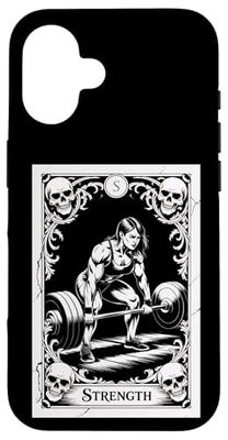 Female Gym Fitness Tarot Bodybuilding Workout Motivation Case for iPhone 16