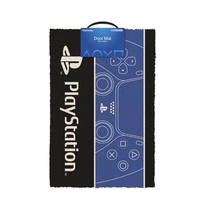 Pyramid International – Paillasson en fibre de coco – Playstation – Antidérapant - Idée cadeau anniversaire - 40x60cm – Licence officielle