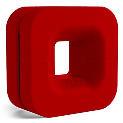 NZXT Puck - Cable Management and Headset Mount - Compact Size - Silicone Construction - Powerful Magnet for Computer Case Mounting - Red