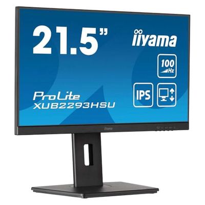 iiyama Monitor XUB2293HSU-B7-21.5", IPS, 1920x1080/100Hz, 1H1DP, HAS