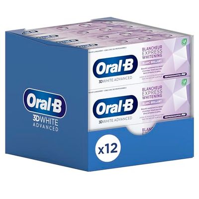 Oral-B 3D White Advanced Express Blancheur Éclatante Dentifrice 75 ml