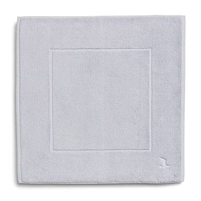 möve Superwuschel Tapis de Bain, Coton, Silver, 60 x 60 cm